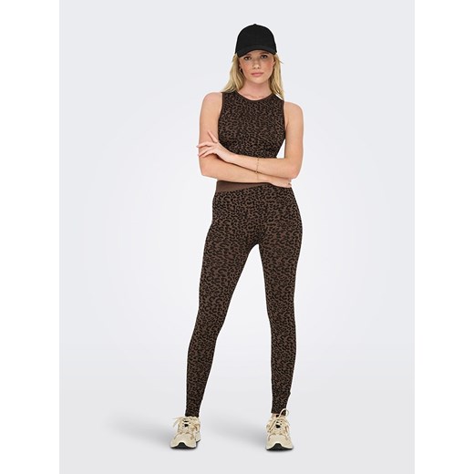 ONLY Legginsy w kolorze brązowym ze sklepu Limango Polska w kategorii Spodnie damskie - zdjęcie 185069010