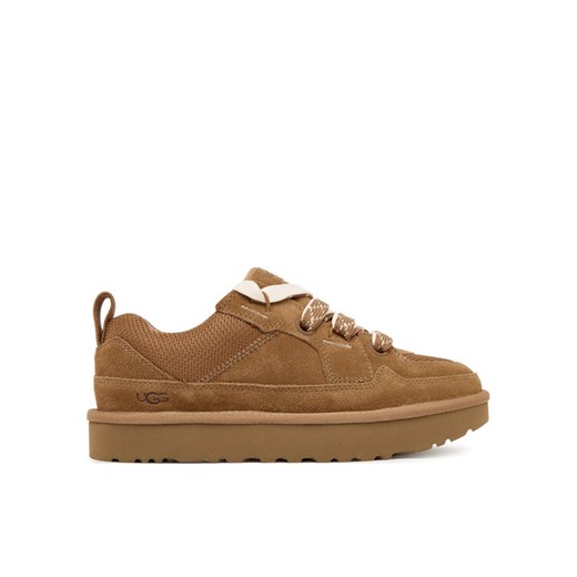 Sneakersy Ugg Sneakersy W Lo Lowmel 1168890 Brązowy ze sklepu eobuwie.pl w kategorii Buty sportowe damskie - zdjęcie 185069082