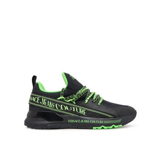 Sneakersy Versace Jeans Couture 79YA3SA3 Czarny ze sklepu eobuwie.pl w kategorii Buty sportowe męskie - zdjęcie 185069093