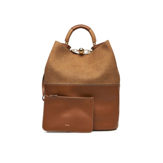 Torebka Furla Sfera M WB01786 BX3924 BG 4085S Brązowy ze sklepu eobuwie.pl w kategorii Torby Shopper bag - zdjęcie 185069113