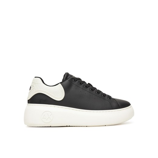 Sneakersy Armani Exchange XW002149 AF19528 MC024 Czarny ze sklepu eobuwie.pl w kategorii Buty sportowe damskie - zdjęcie 185069161