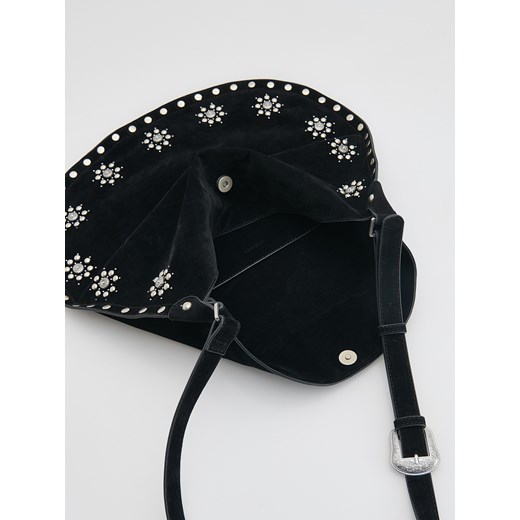 Reserved - Torebka na ramię z ćwiekami - czarny Reserved ONE SIZE Reserved