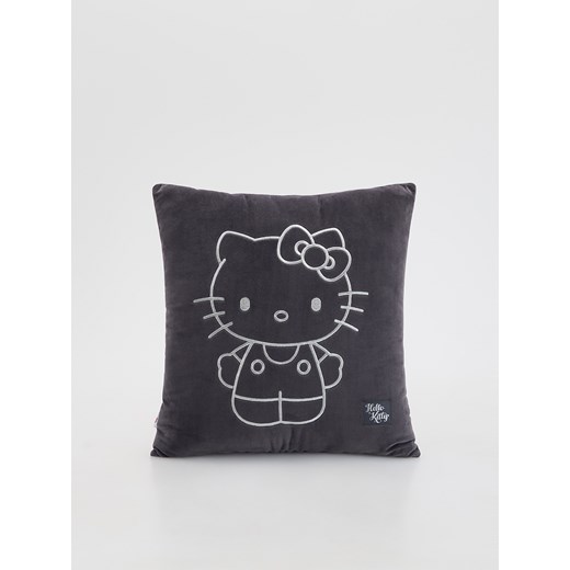 Reserved - Poduszka Hello Kitty - ciemnoszary ze sklepu Reserved w kategorii Poduszki dla dzieci - zdjęcie 185069973