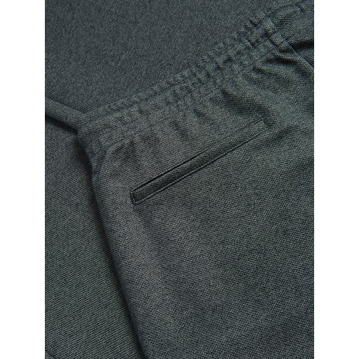 Reserved - Spodnie regular fit - granatowy Reserved M Reserved