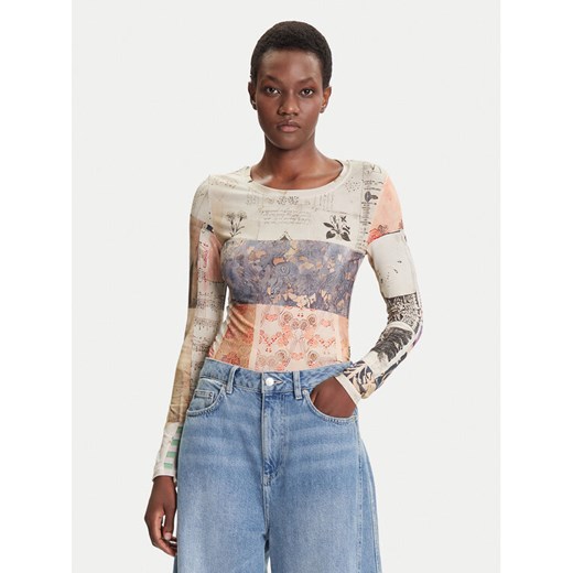 Desigual Bluzka Limbani 25WWTK33 Kolorowy Regular Fit ze sklepu MODIVO w kategorii Bluzki damskie - zdjęcie 185070231