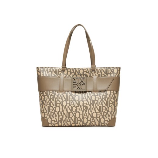Armani Exchange Torebka 949127 3F742 M1014 Beżowy ze sklepu MODIVO w kategorii Torby Shopper bag - zdjęcie 185070244