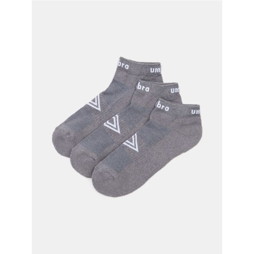 Sinsay - Skarpetki z nadrukiem Umbro 3 pack - szary ze sklepu Sinsay w kategorii Skarpetki damskie - zdjęcie 185071860