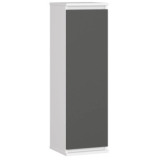 Wąska szafka wisząca biały + grafit A5-F14 ze sklepu Edinos.pl w kategorii Meble - zdjęcie 185072180