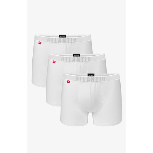 Bokserki męskie 3MH-011 3-pack, Kolor biały, Rozmiar M, ATLANTIC ze sklepu Intymna w kategorii Majtki męskie - zdjęcie 185073732