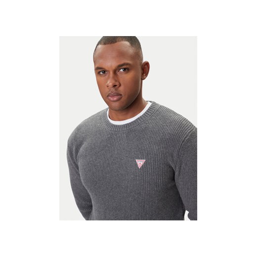 Guess Sweter M4BR30 Z3HM1 Szary Regular Fit Guess M MODIVO