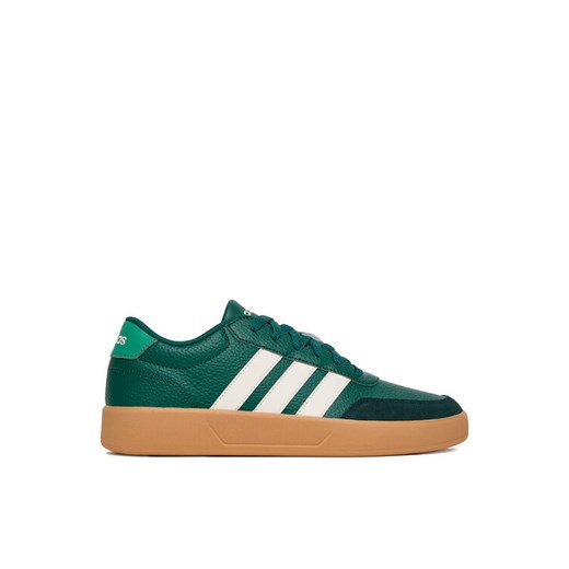 Sneakersy adidas BREAKNET 3.0 JR3554 Zielony ze sklepu eobuwie.pl w kategorii Buty sportowe męskie - zdjęcie 185077333