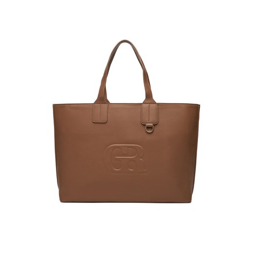 Torebka Gino Rossi CEO-EVI-LA513-332-3 Beżowy ze sklepu eobuwie.pl w kategorii Torby Shopper bag - zdjęcie 185077351