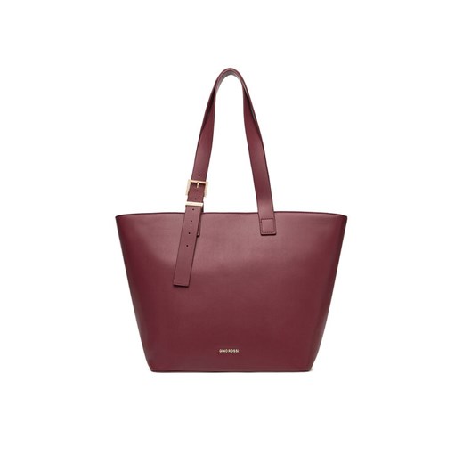 Torebka Gino Rossi C-AYSHA-KQ78 Bordowy ze sklepu eobuwie.pl w kategorii Torby Shopper bag - zdjęcie 185077384