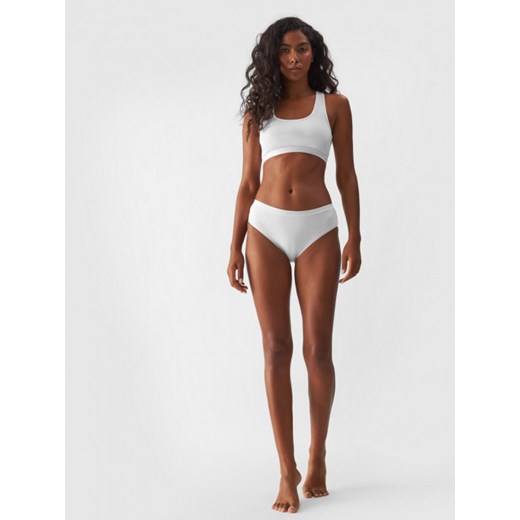 Damska bielizna codzienna figi (2-pack) 4F 4FWMM00UPTSF025 - biała XS Sportstylestory.com okazja