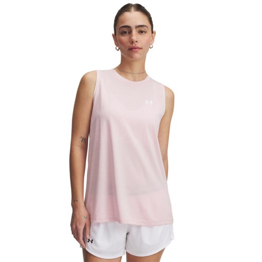 Damski top treningowy Under Armour Tech Tank Twist - różowy Under Armour XS okazyjna cena Sportstylestory.com