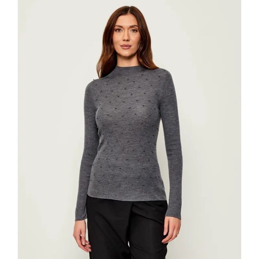Liu Jo Wełniany Półgolf | Slim Fit ze sklepu Gomez Fashion Store w kategorii Swetry damskie - zdjęcie 185078842