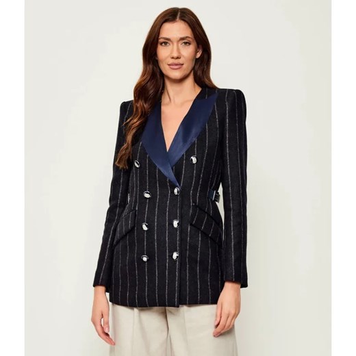 Elisabetta Franchi Wełniany żakiet | Slim Fit ze sklepu Gomez Fashion Store w kategorii Marynarki damskie - zdjęcie 185078843