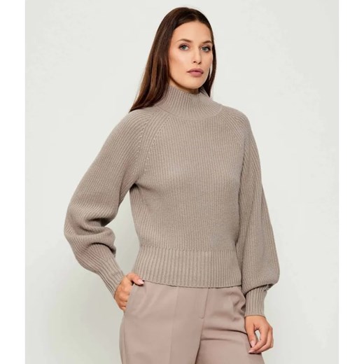 HUGO Golf Sorellasio | Loose fit | z dodatkiem wełny i kaszmiru ze sklepu Gomez Fashion Store w kategorii Swetry damskie - zdjęcie 185078894