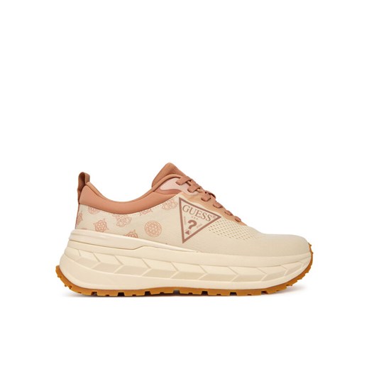 Guess Sneakersy 176755 Beżowy ze sklepu MODIVO w kategorii Buty sportowe damskie - zdjęcie 185080000