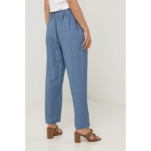 Rodier Lin Lniane spodnie w kolorze niebieskim Rodier Lin M/L okazyjna cena Limango Polska