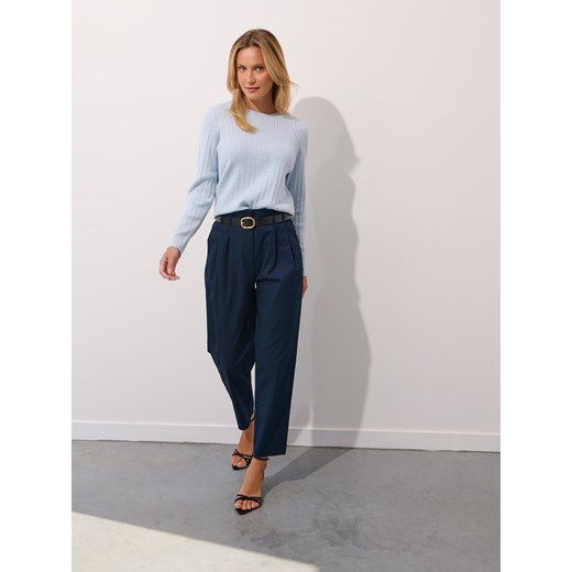 Mohito - Sweter basic z wiskozą - błękitny ze sklepu Mohito w kategorii Swetry damskie - zdjęcie 185082754