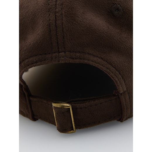 Reserved - Czapka z daszkiem - ciemnobrązowy Reserved ONE SIZE Reserved