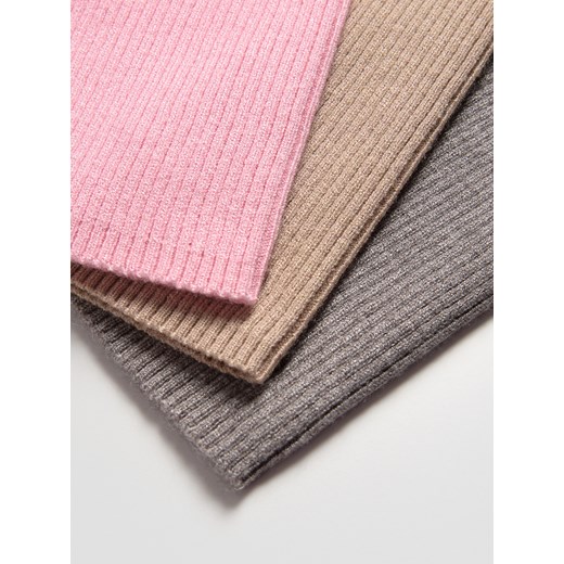 Reserved - Dzianinowe legginsy z wiskozą - różowy Reserved 98 (2-3 lata) Reserved