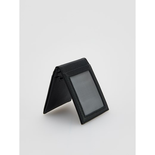 Reserved - Mały portfel na karty - czarny Reserved ONE SIZE Reserved