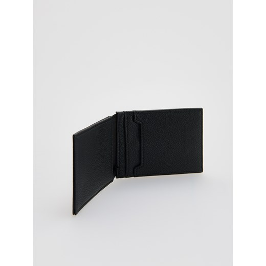 Reserved - Mały portfel na karty - czarny Reserved ONE SIZE Reserved