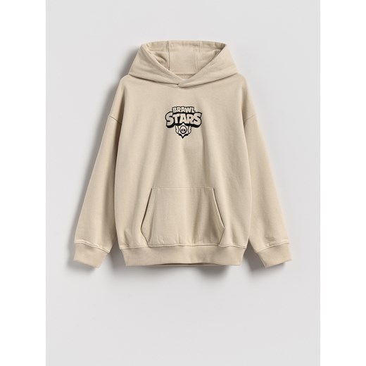 Reserved - Bluza Brawl Stars - beżowy ze sklepu Reserved w kategorii Bluzy chłopięce - zdjęcie 185083352