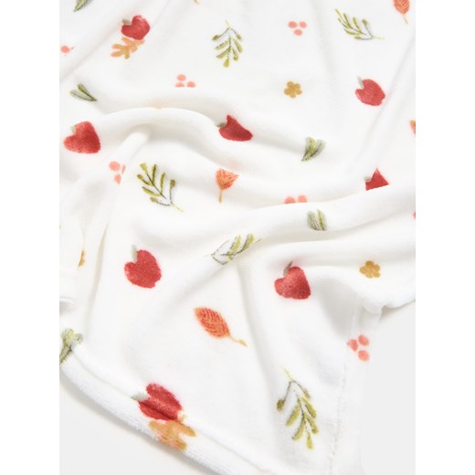 Sinsay - Kocyk dziecięcy - biały Sinsay One Size Sinsay