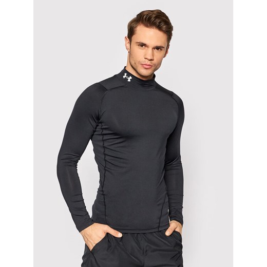 Under Armour Koszulka techniczna HeatGear® Mock 1369606 Czarny Skinny Fit ze sklepu MODIVO w kategorii T-shirty męskie - zdjęcie 185083800