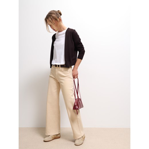 Mohito - Bawełniany biały t-shirt - biały Mohito S Mohito