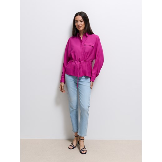 Mohito - Jeansy mom slim push up - niebieski ze sklepu Mohito w kategorii Jeansy damskie - zdjęcie 185084891