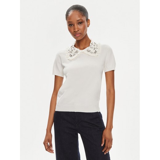 United Colors Of Benetton Sweter 11HED300Q Beżowy Regular Fit ze sklepu MODIVO w kategorii Swetry damskie - zdjęcie 185085523