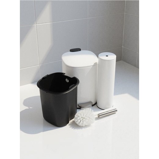 Sinsay - Zestaw łazienkowy 2 pack - biały ze sklepu Sinsay w kategorii Dozowniki do mydła - zdjęcie 185087074