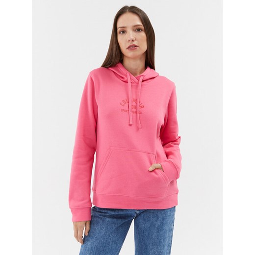 Columbia Bluza Trek™ Graphic Hoodie Czerwony Regular Fit ze sklepu MODIVO w kategorii Bluzy damskie - zdjęcie 185132181