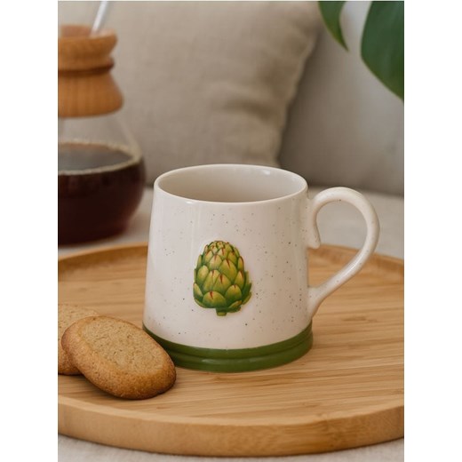 Sinsay - Kubek z motywem karczocha - zielony - id: 301GI-77X - marki Sinsay - 185132630 Sinsay - Kubek z motywem karczocha - zielony ze sklepu Sinsay w kategorii Kubki - zdjęcie 185132630