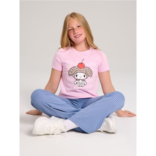 Sinsay - Koszulka My Melody - różowy ze sklepu Sinsay w kategorii Bluzki dziewczęce - zdjęcie 185132672