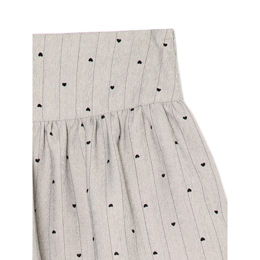 Cropp - Wzorzysta spódniczka mini z wiskozą - jasny szary Cropp XS Cropp