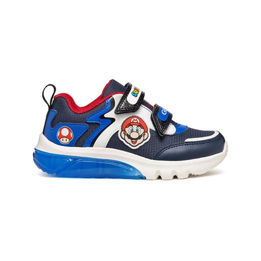 Geox Sneakersy &quot;Ciberdron&quot; w kolorze granatowo-niebieskim ze sklepu Limango Polska w kategorii Buty sportowe dziecięce - zdjęcie 185133752