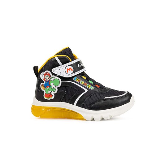 Geox Sneakersy &quot;Ciberdron&quot; w kolorze czarno-żółtym ze sklepu Limango Polska w kategorii Buty sportowe dziecięce - zdjęcie 185133761