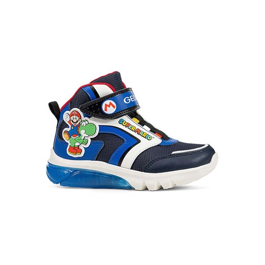 Geox Sneakersy &quot;Ciberdron&quot; w kolorze granatowo-niebieskim ze sklepu Limango Polska w kategorii Buty sportowe dziecięce - zdjęcie 185133771