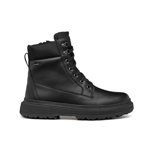 Geox Skórzane botki &quot;Lamidie + Grip&quot; w kolorze czarnym ze sklepu Limango Polska w kategorii Workery damskie - zdjęcie 185134380