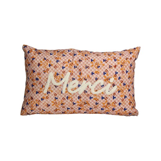Kersten Poduszka &quot;Merci&quot; w kolorze brzoskwiniowym - 30 x 50 cm ze sklepu Limango Polska w kategorii Poduszki dekoracyjne - zdjęcie 185134702