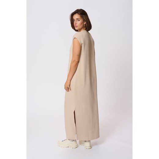 Kaffe Sukienka w kolorze beżowym Kaffe L okazja Limango Polska