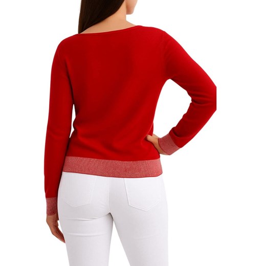 Czerwona bluzka sweter damski /H2 K20 ub991 S0/ L/XL Pantofelek24.pl