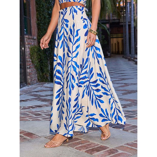 LA Angels Spódnica w kolorze kremowo-niebieskim ze sklepu Limango Polska w kategorii Spódnice - zdjęcie 185135671