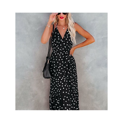 LA Angels Sukienka w kolorze czarno-białym La Angels L Limango Polska okazja