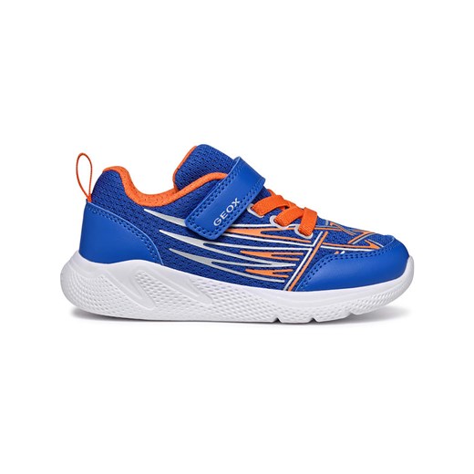 Geox Sneakersy &quot;Sprintye&quot; w kolorze niebiesko-pomarańczowym ze sklepu Limango Polska w kategorii Buty sportowe dziecięce - zdjęcie 185135773